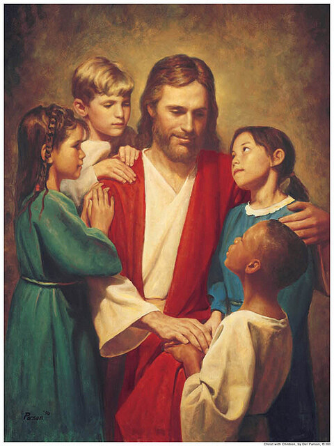 Picture of Jesus with children
